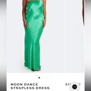 💚 MOON DANCE STRAPLESS DRESS 💚